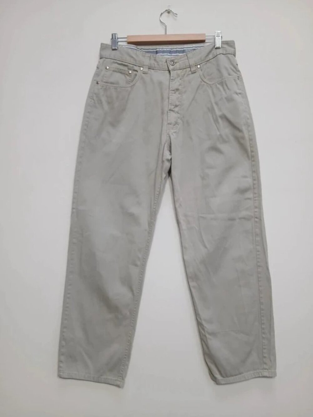 Men's Hugo Boss Alabama Chino Trousers W34 Leg 28 Cream Beige Select Line